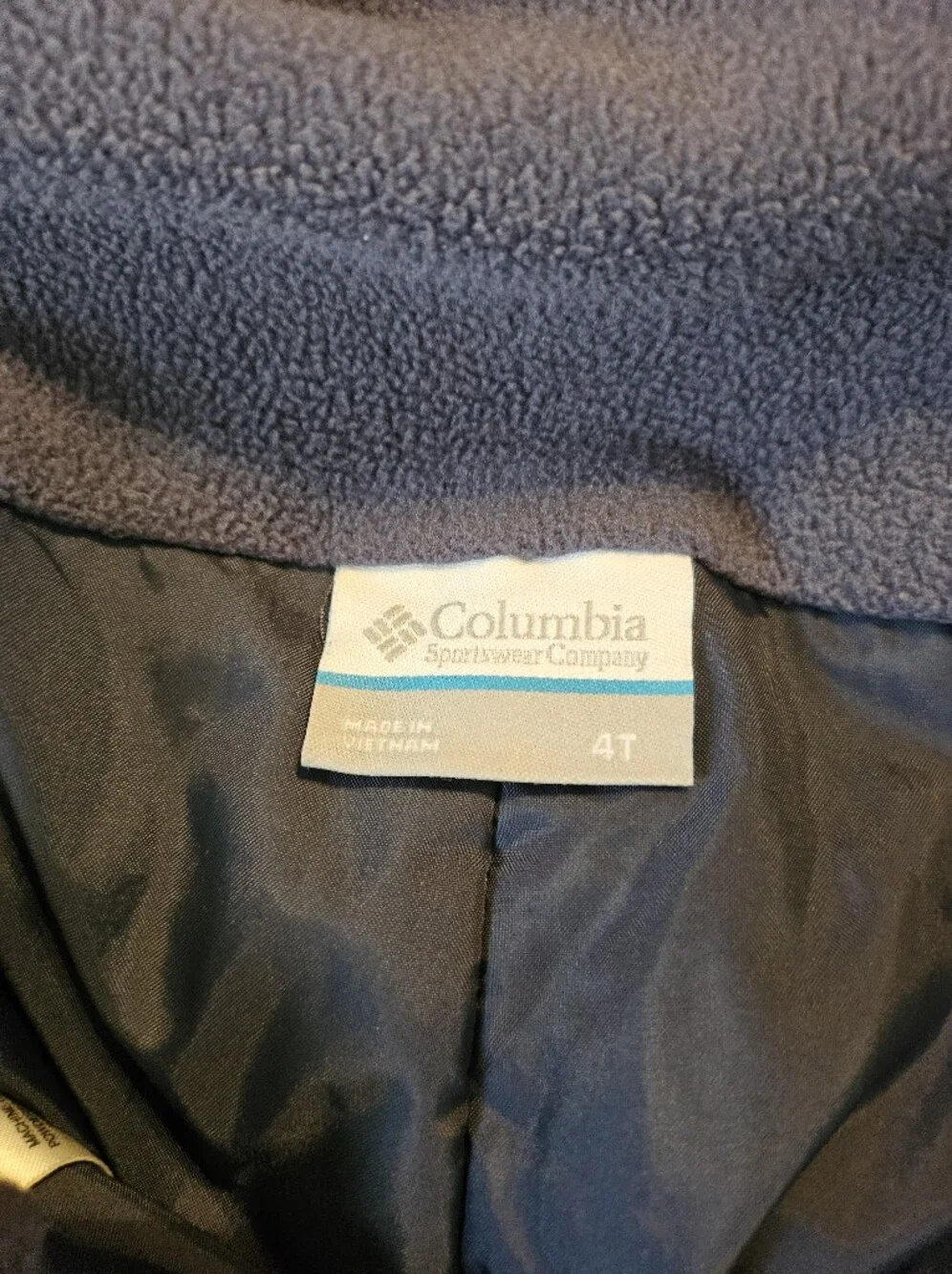 Columbia Toddler Kid Snow/Outdoor Bib Overall Pants in Navy Blue 4T